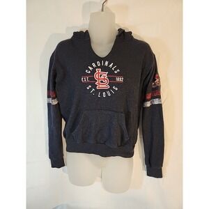 Soft As A Grape St. Louis Cardinals Dark Gray Hoodie Sweatshirt Pullover Size M